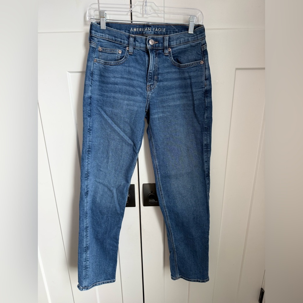 American Eagle Outfitters Blue Straight Leg Jeans